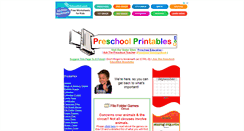 Desktop Screenshot of preschoolprintables.com